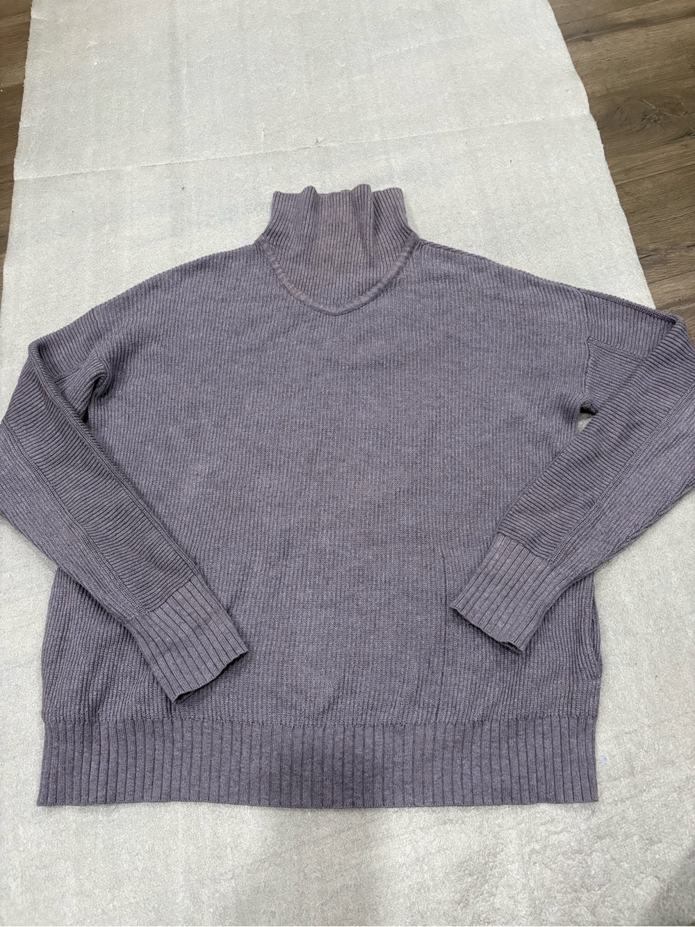 [US16-18|PTP:24]Lululemon Cozy Calling Turtleneck Heathered Purple Mix Knit - Picture 2 of 10